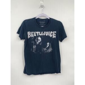 Beetlejuice Movie Black Short Sleeve T-shirt Men's Small